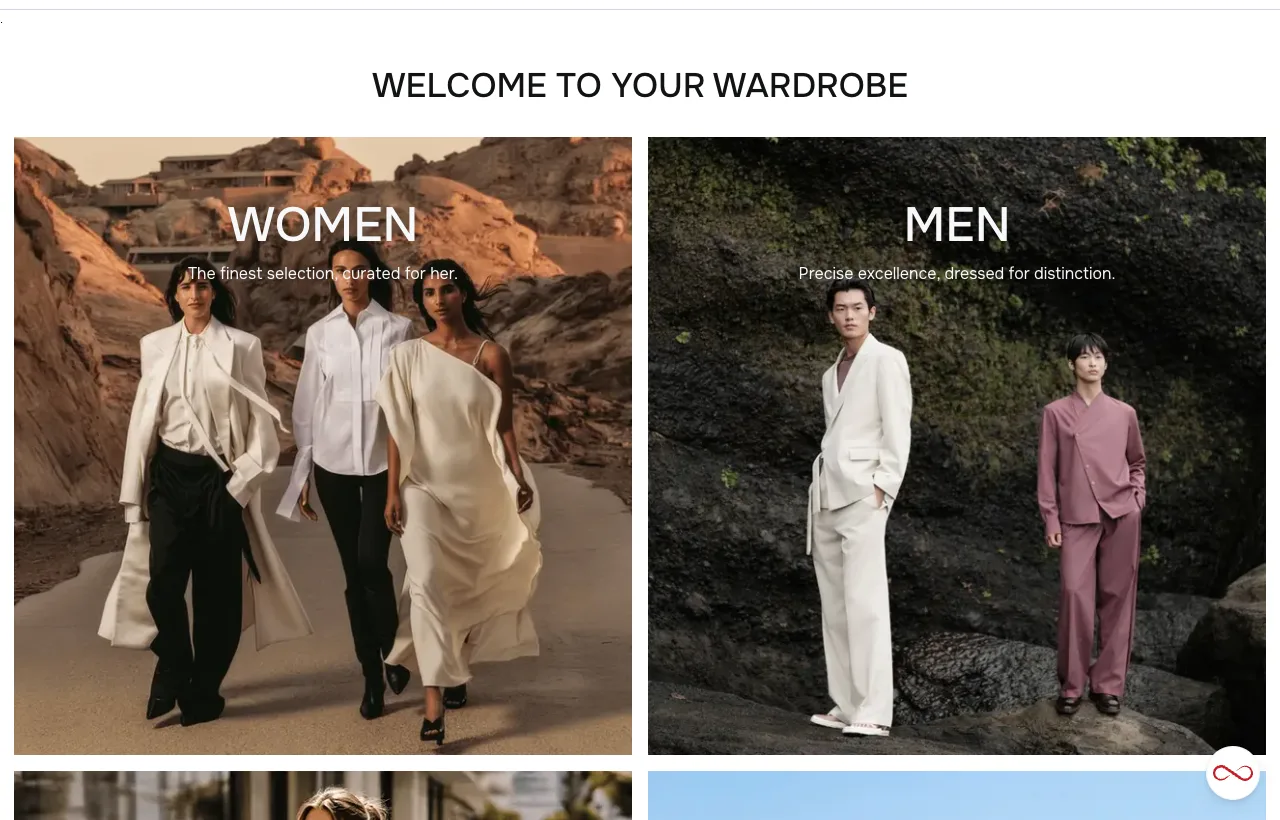 Luxury For You headless homepage